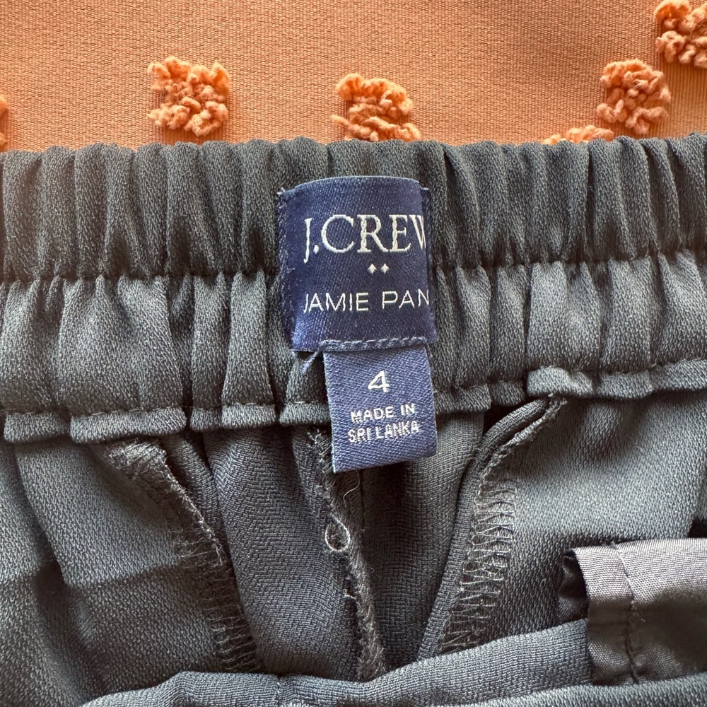 J. Crew Black Jamie Pants - Picture 2 of 3